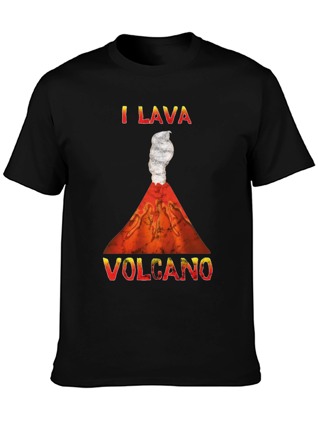 Camiseta Hombre I Lava Volcano Divertida y Original