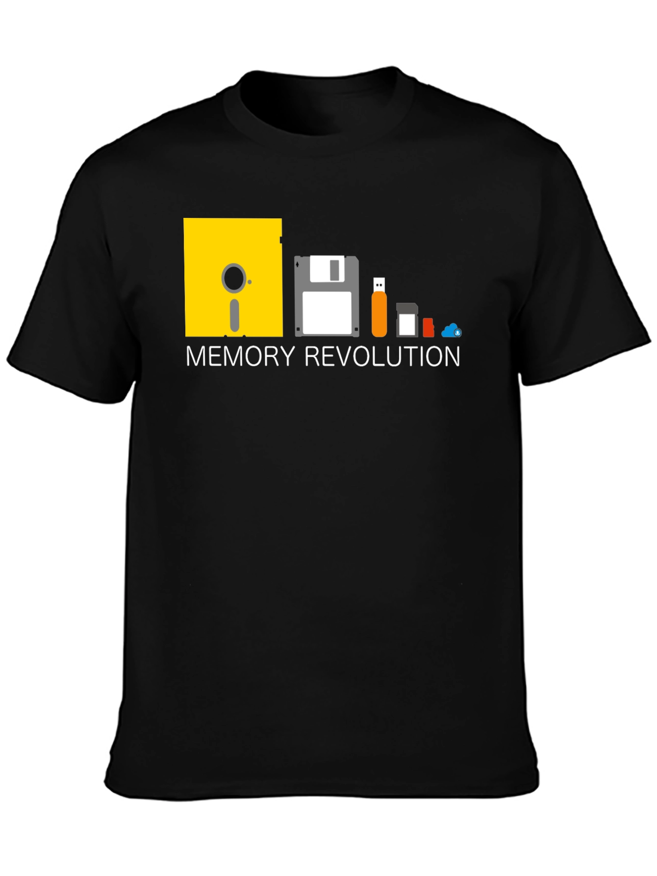 Camiseta Negra Memory Revolution Hombre