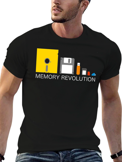 Camiseta Negra Memory Revolution Hombre