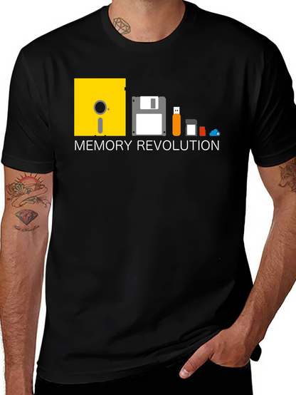Camiseta Negra Memory Revolution Hombre