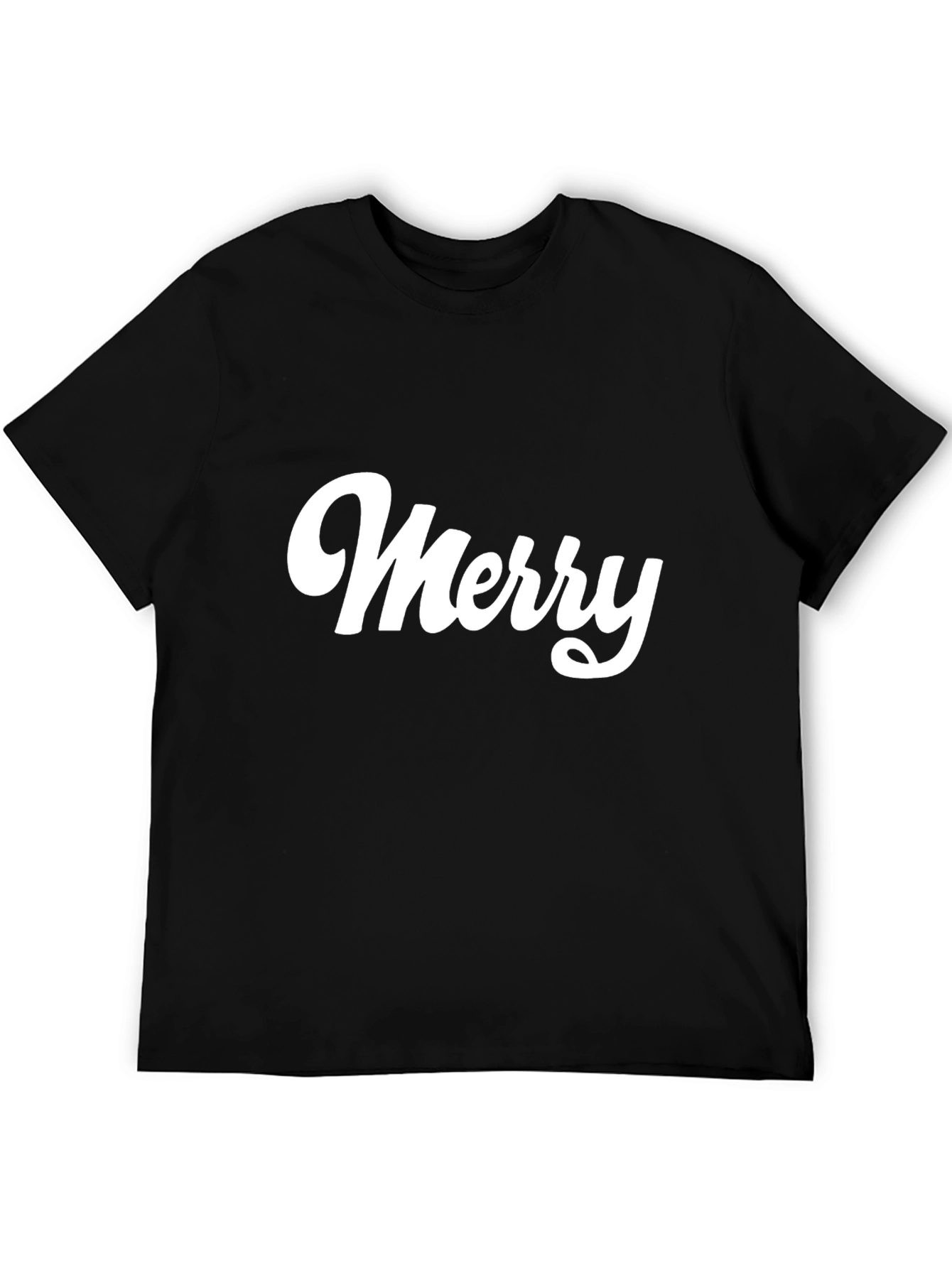 Camiseta Negra Merry - Estilo Casual