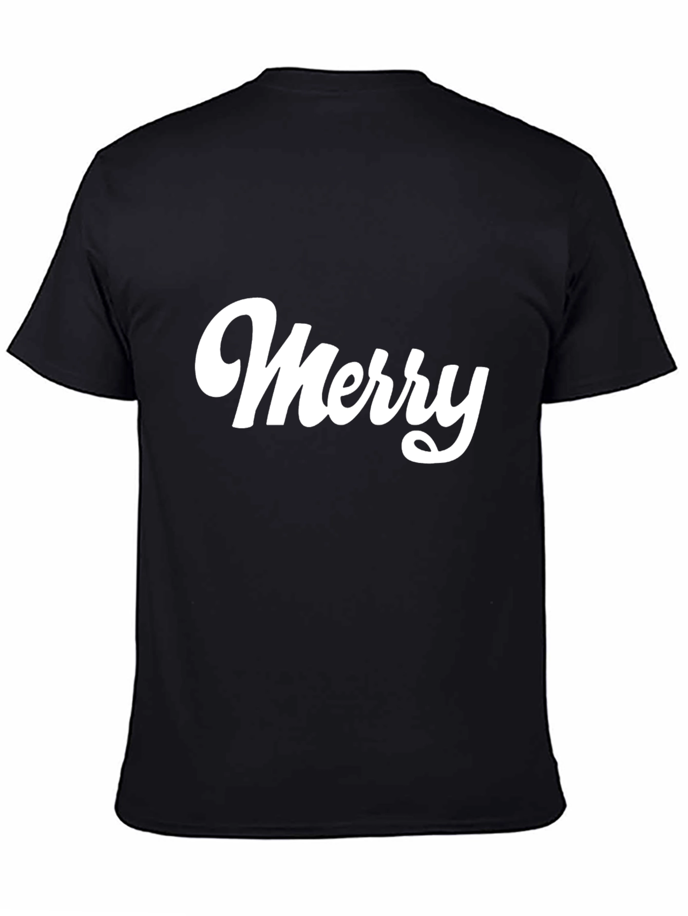 Camiseta Negra Merry - Estilo Casual