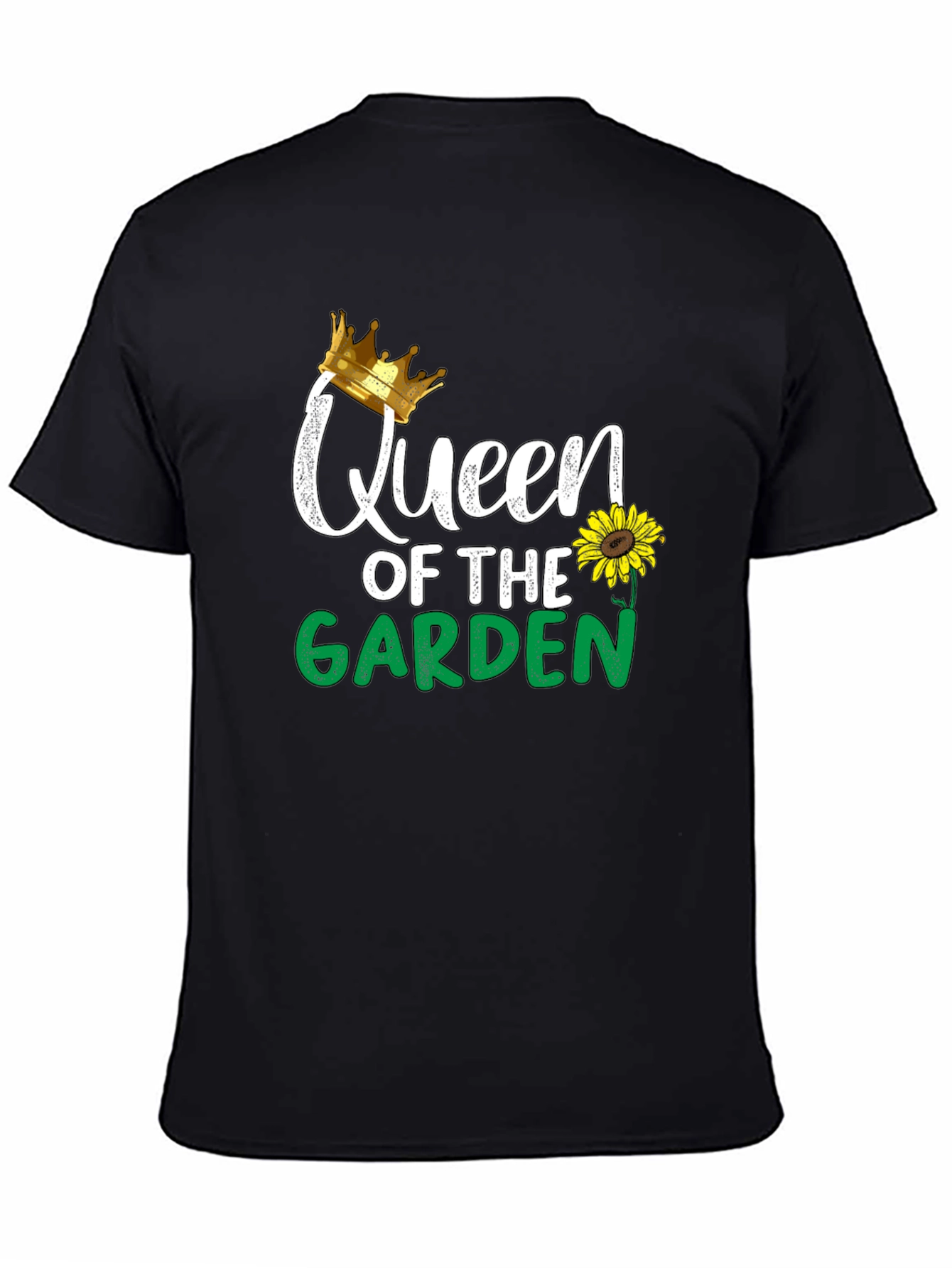 Camiseta Negra Reina del Jardín