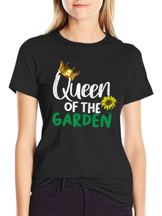 Camiseta Negra Reina del Jardín