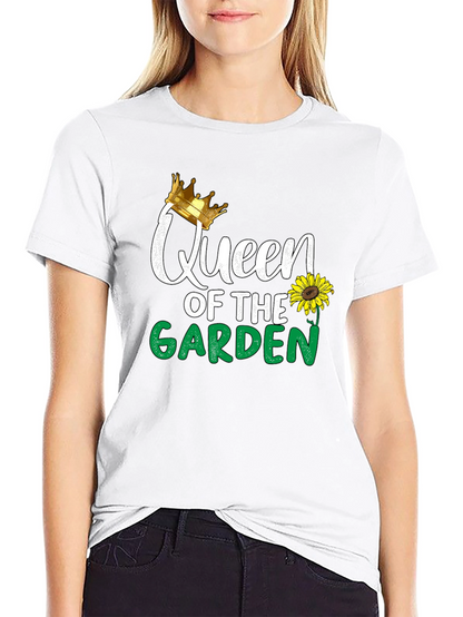 Camiseta Negra Reina del Jardín