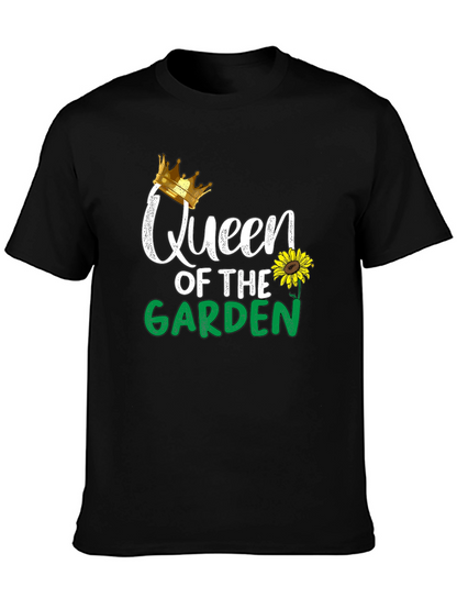 Camiseta Negra Reina del Jardín