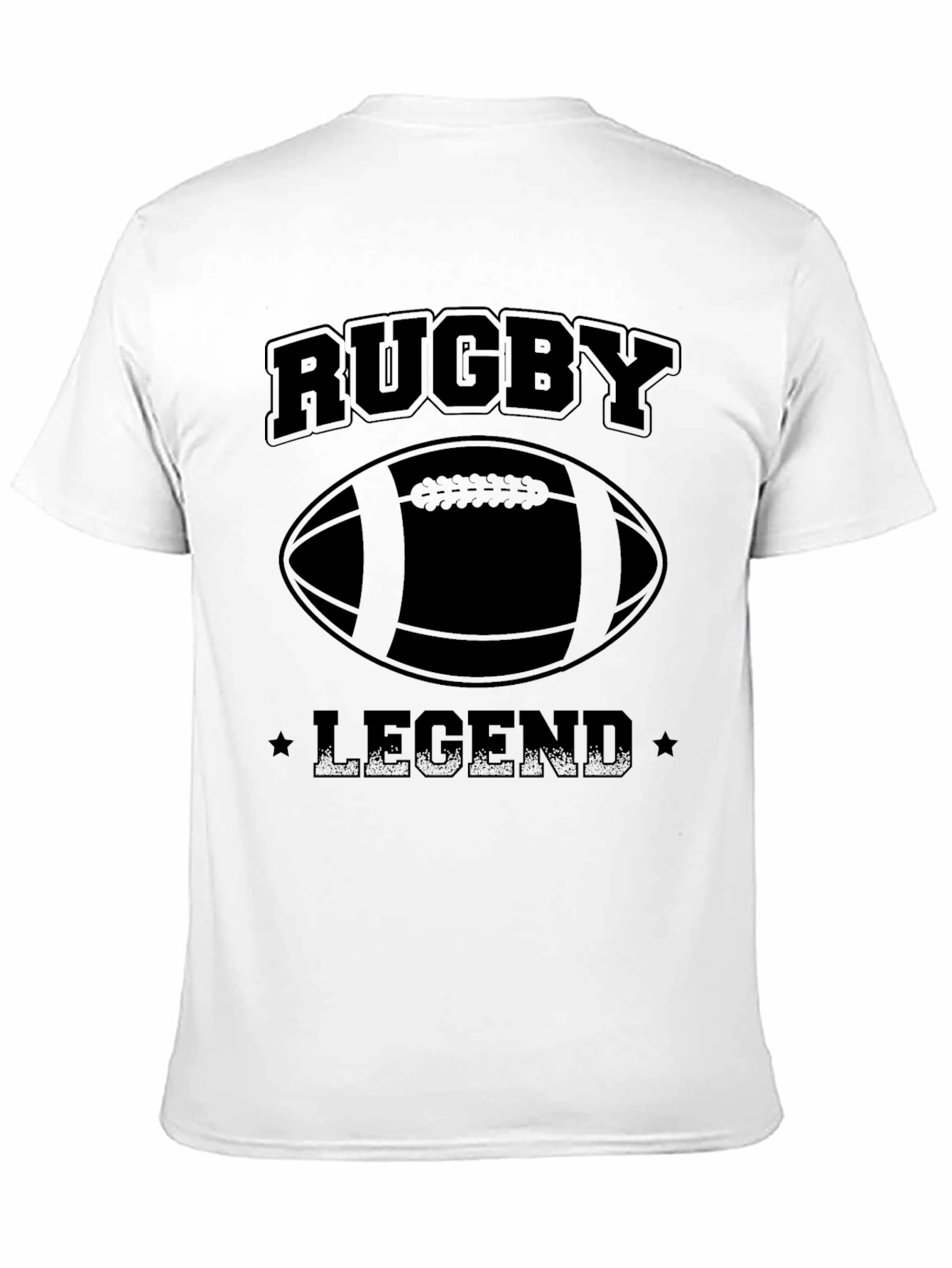 Camiseta Negra Rugby Legend