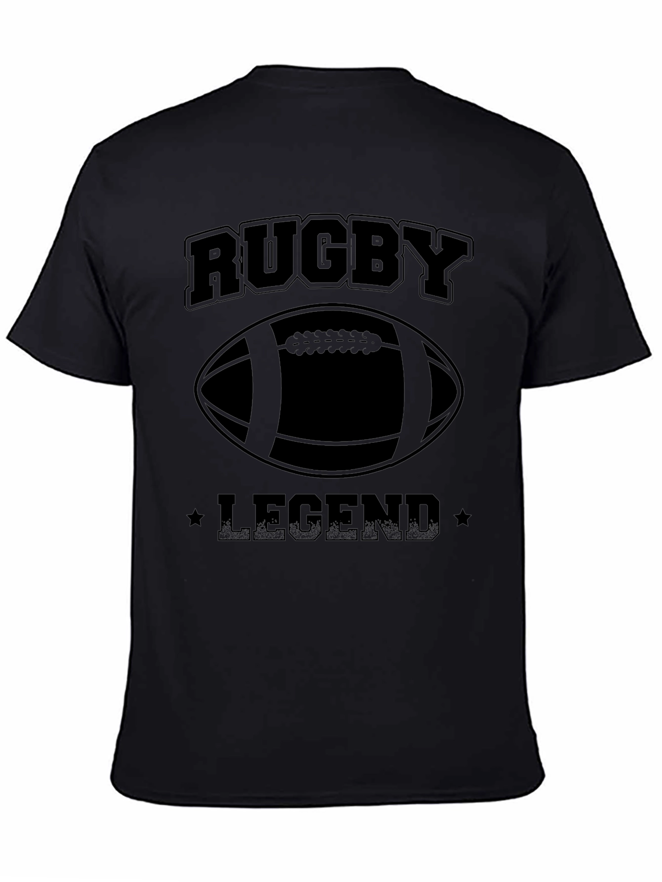 Camiseta Negra Rugby Legend