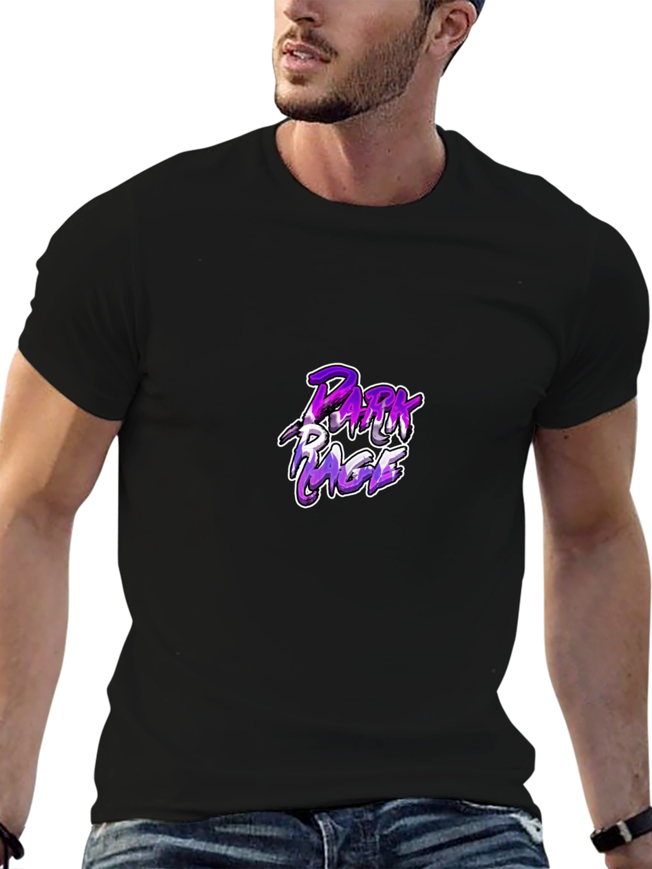 Camiseta Negra Dark Rage: Estilo Casual y Atrevido