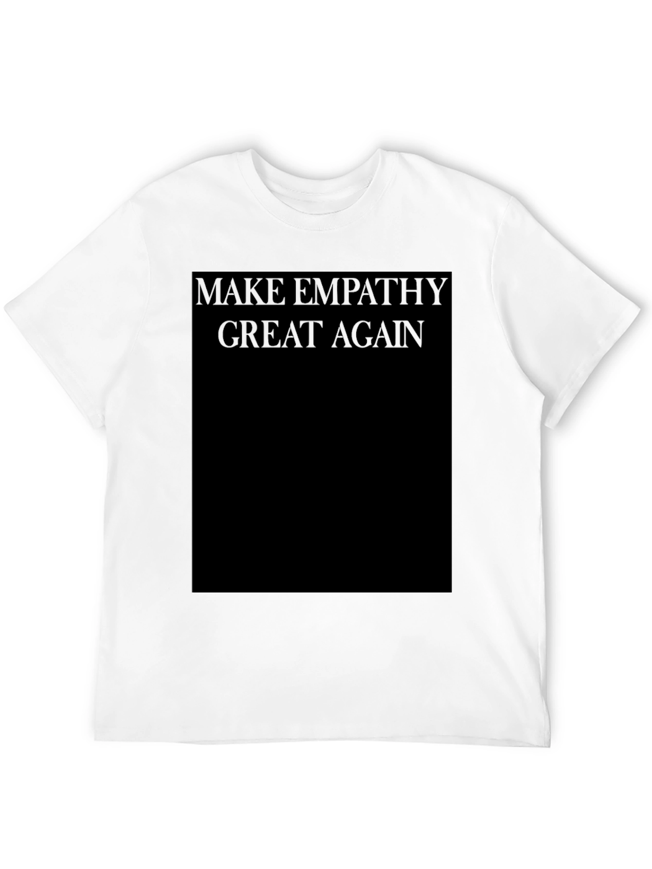 Camiseta Negra: Make Empathy Great Again