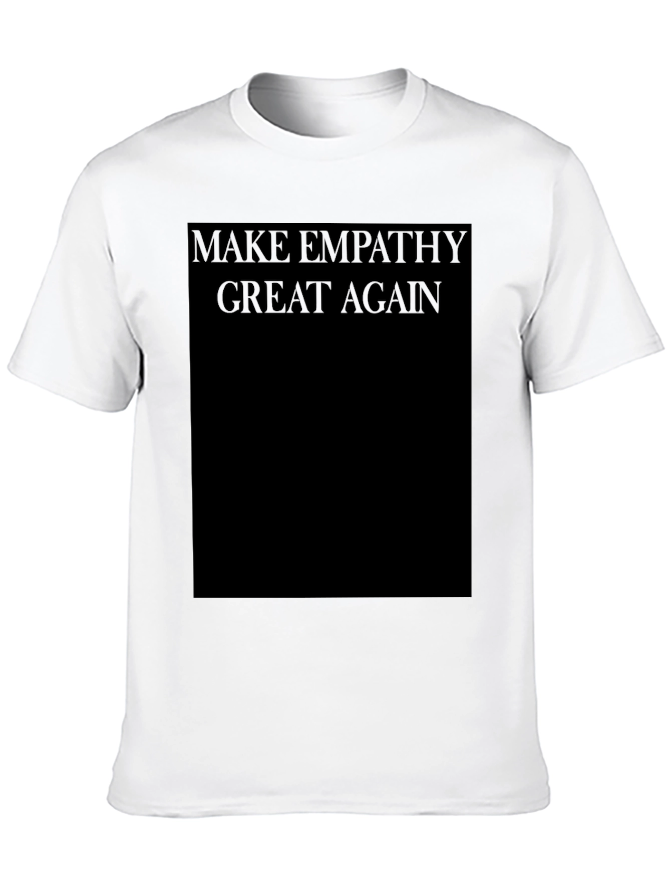 Camiseta Negra: Make Empathy Great Again