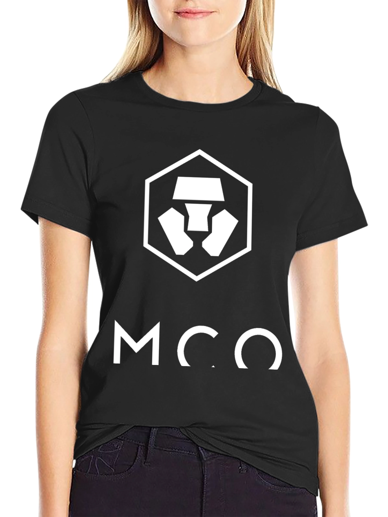 Camiseta Negra MCO Crypto.com para Hombre