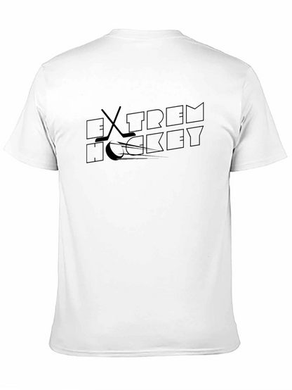 Camiseta Negra Hockey Extremo para Hombre