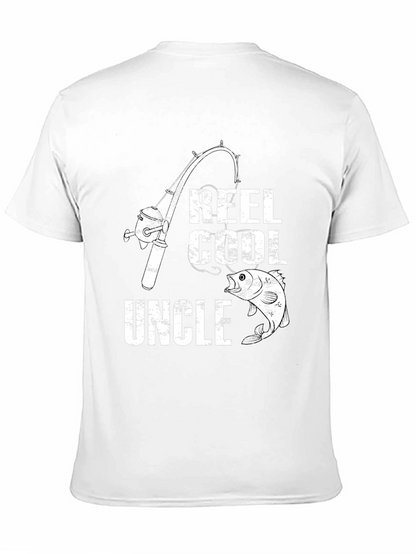 Camiseta Negra Reel Cool Uncle Pesca