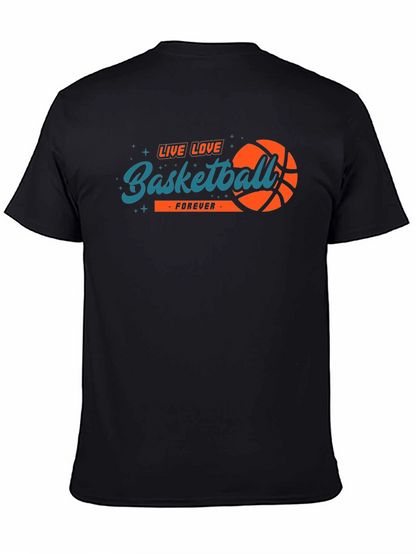 Camiseta Negra Baloncesto Para Siempre