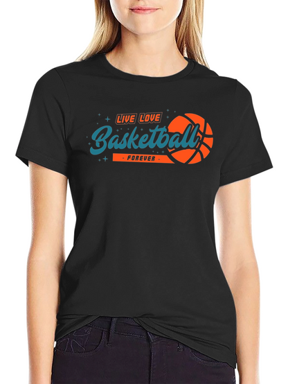 Camiseta Negra Baloncesto Para Siempre