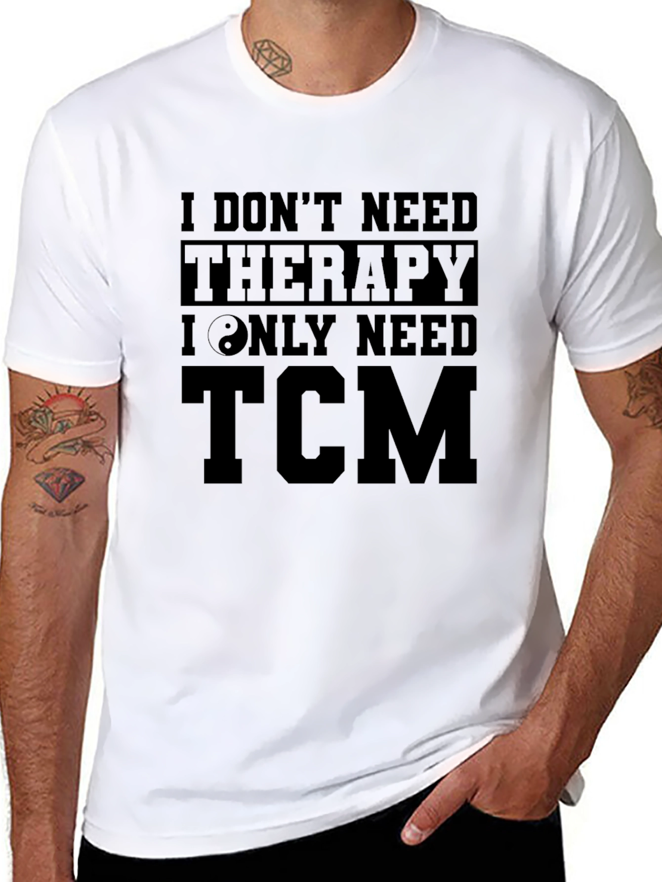 Camiseta TCM - No necesito terapia solo TCM