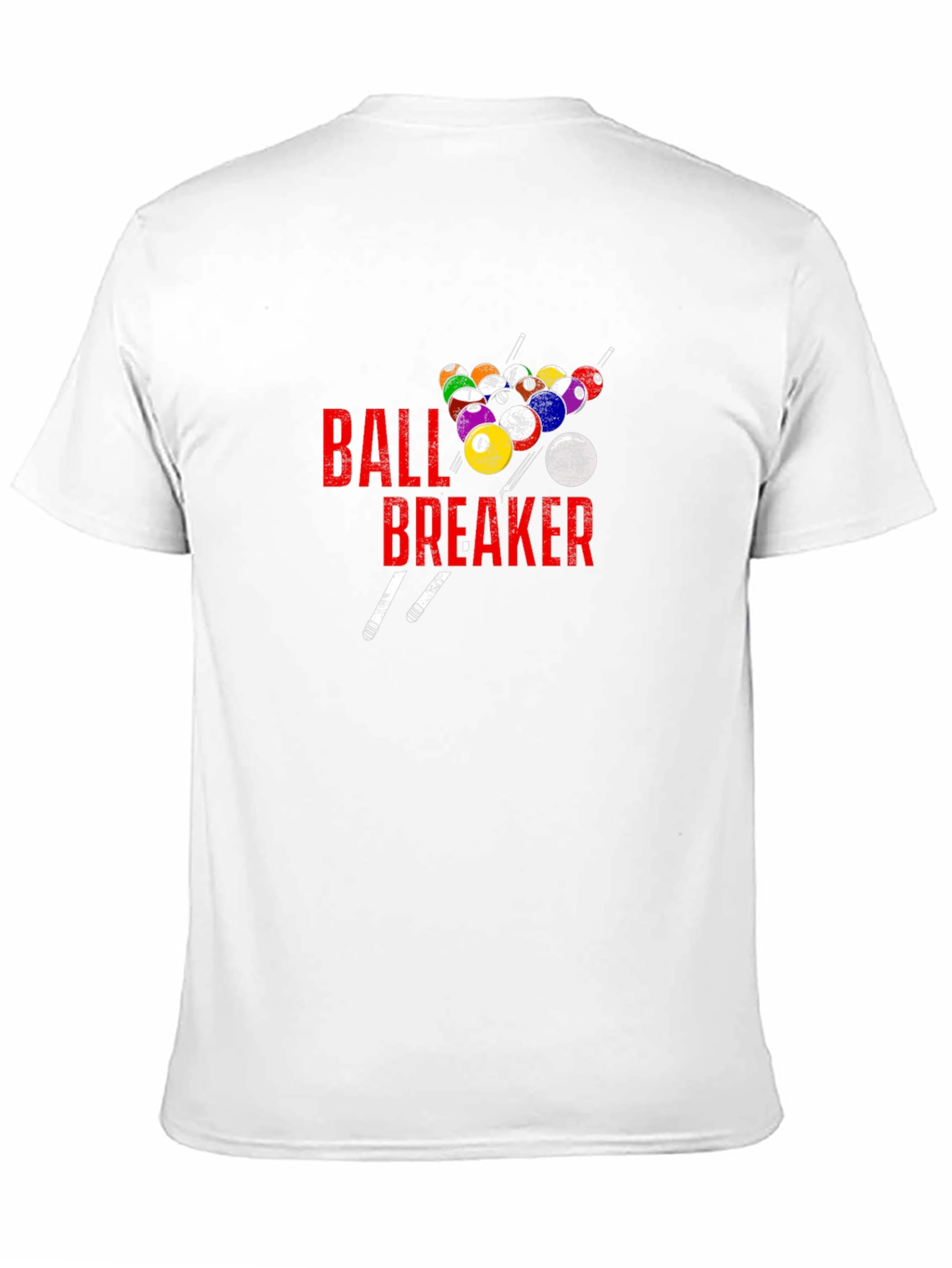 Camiseta Negra Ball Breaker Billar