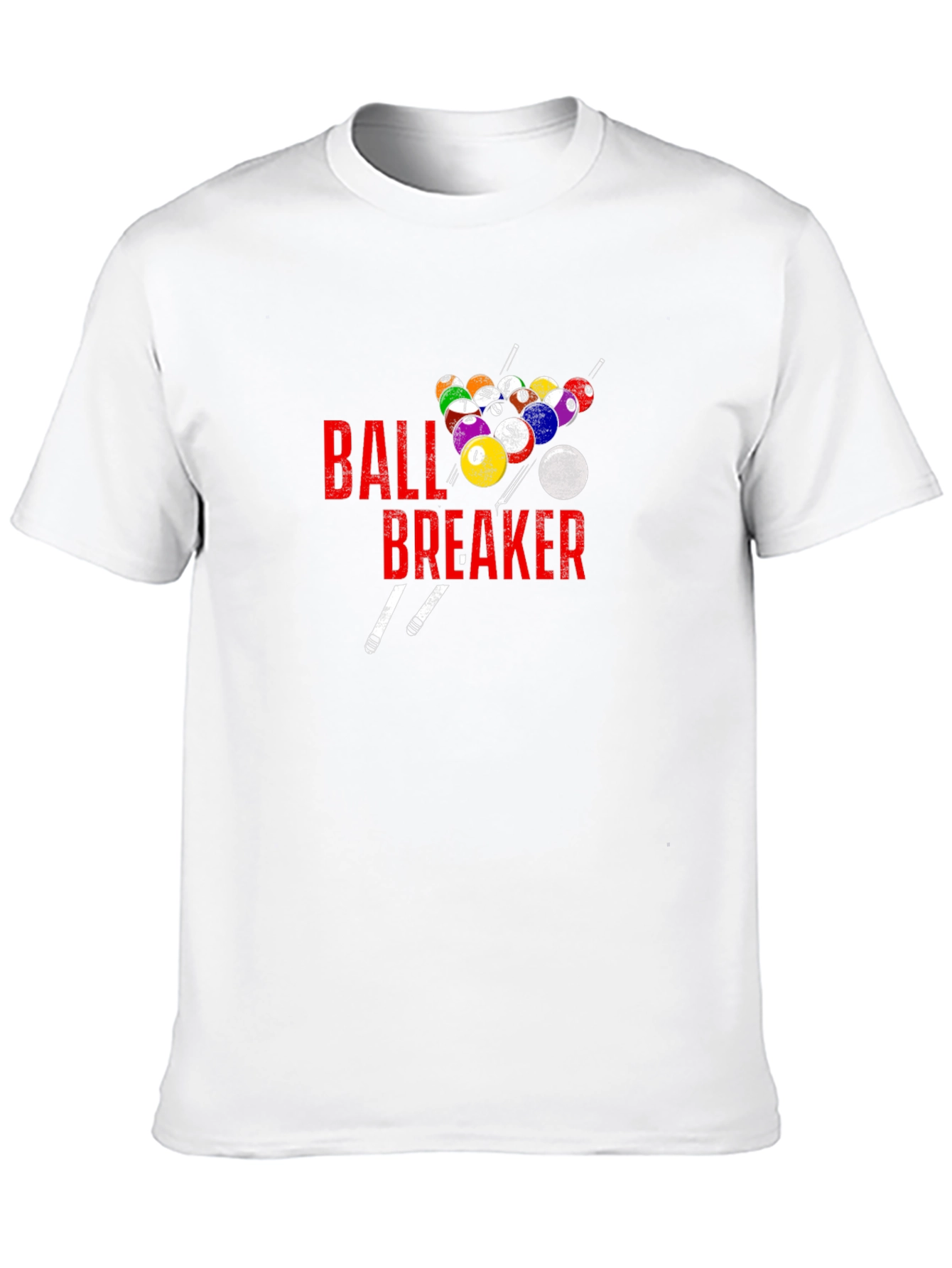 Camiseta Negra Ball Breaker Billar