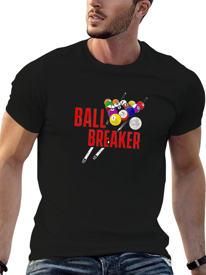Camiseta Negra Ball Breaker Billar