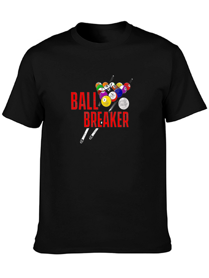 Camiseta Negra Ball Breaker Billar