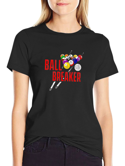 Camiseta Negra Ball Breaker Billar