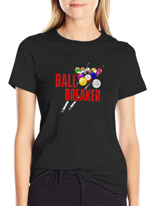 Camiseta Negra Ball Breaker Billar