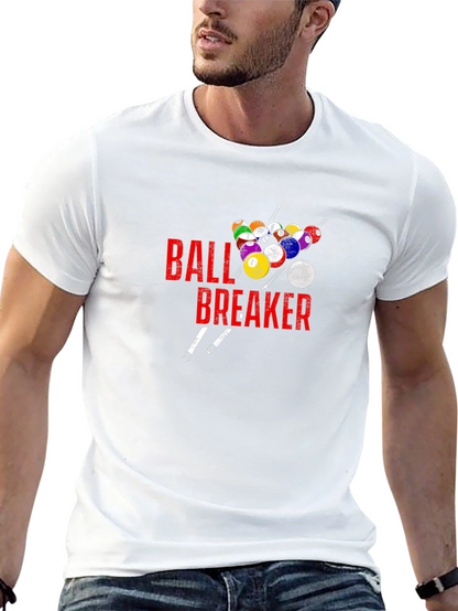 Camiseta Negra Ball Breaker Billar