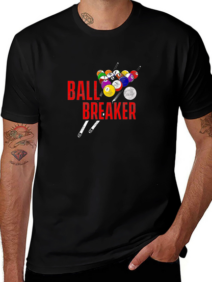 Camiseta Negra Ball Breaker Billar