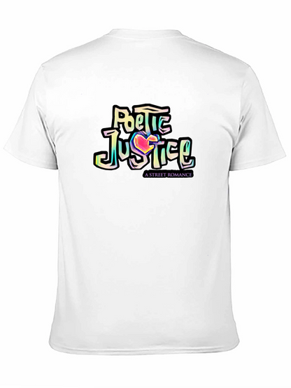 Camiseta Negra Poetic Justice: Romance Urbano con Estilo