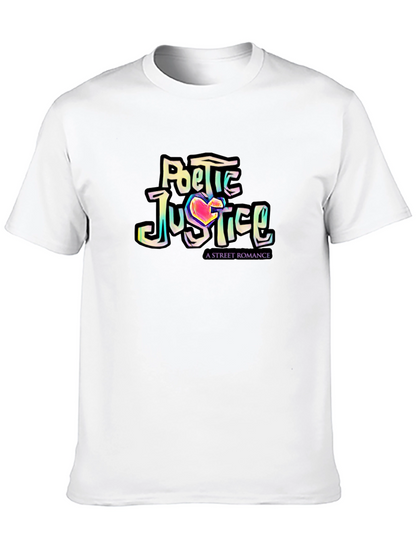 Camiseta Negra Poetic Justice: Romance Urbano con Estilo