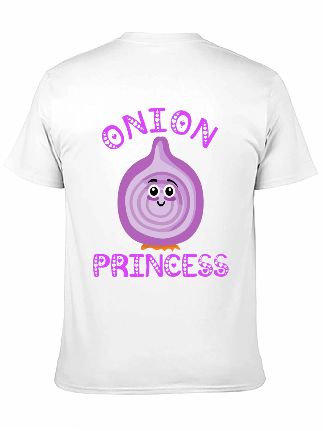 Camiseta Negra Onion Princess Corazón