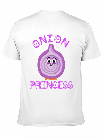 Camiseta Negra Onion Princess Corazón