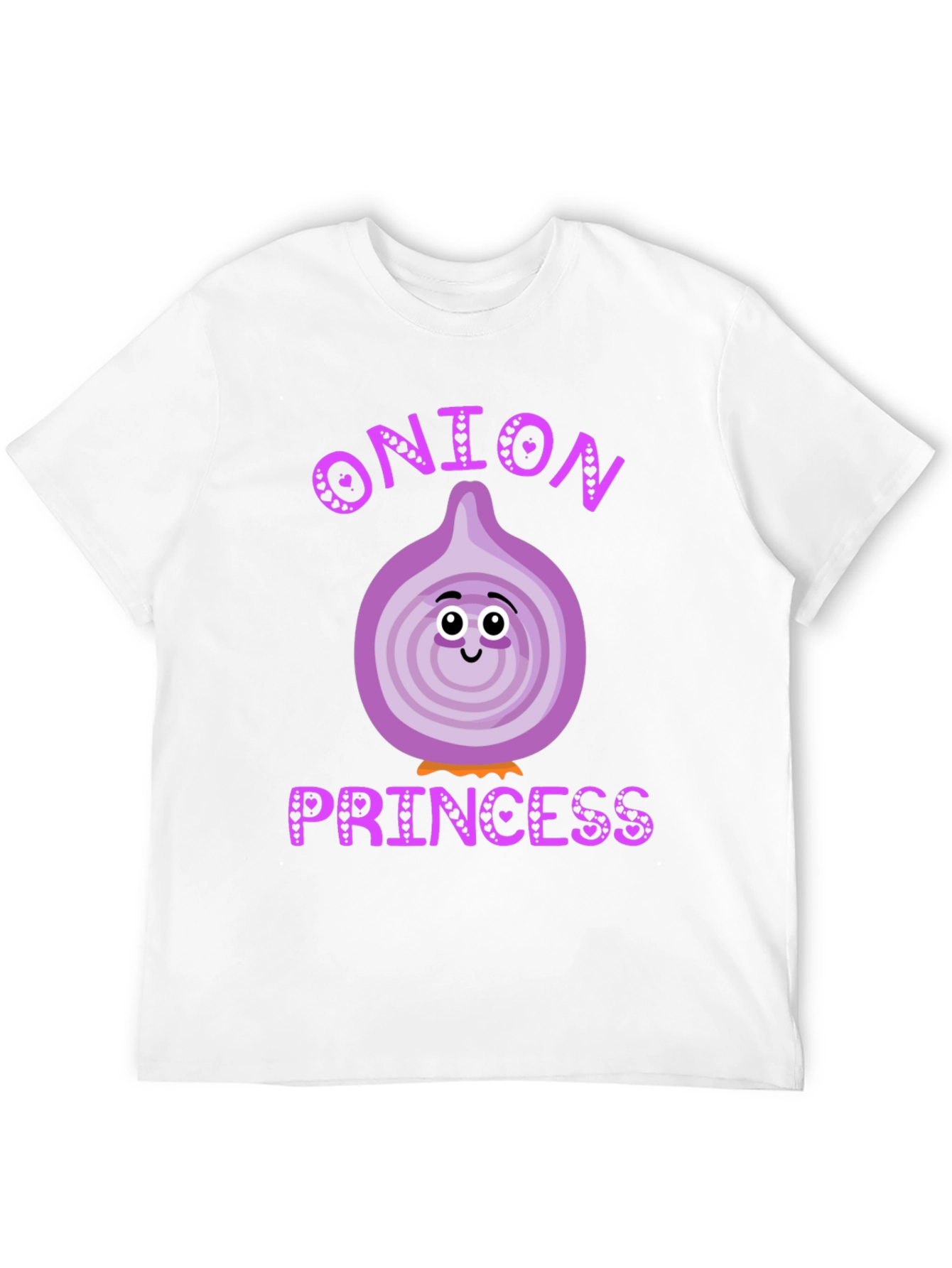 Camiseta Negra Onion Princess Corazón