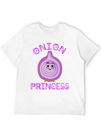 Camiseta Negra Onion Princess Corazón