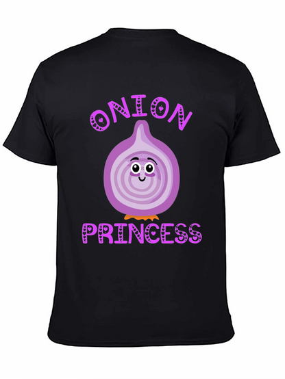 Camiseta Negra Onion Princess Corazón