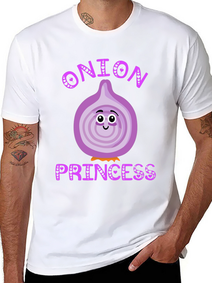 Camiseta Negra Onion Princess Corazón