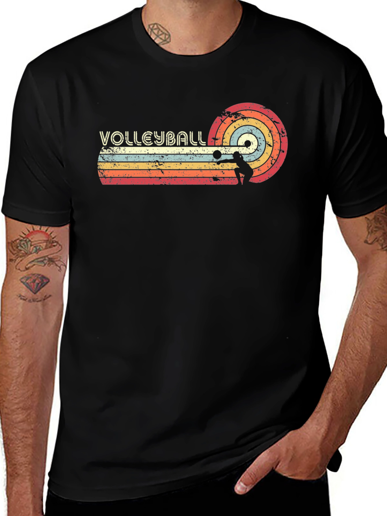 Camiseta Retro de Voleibol