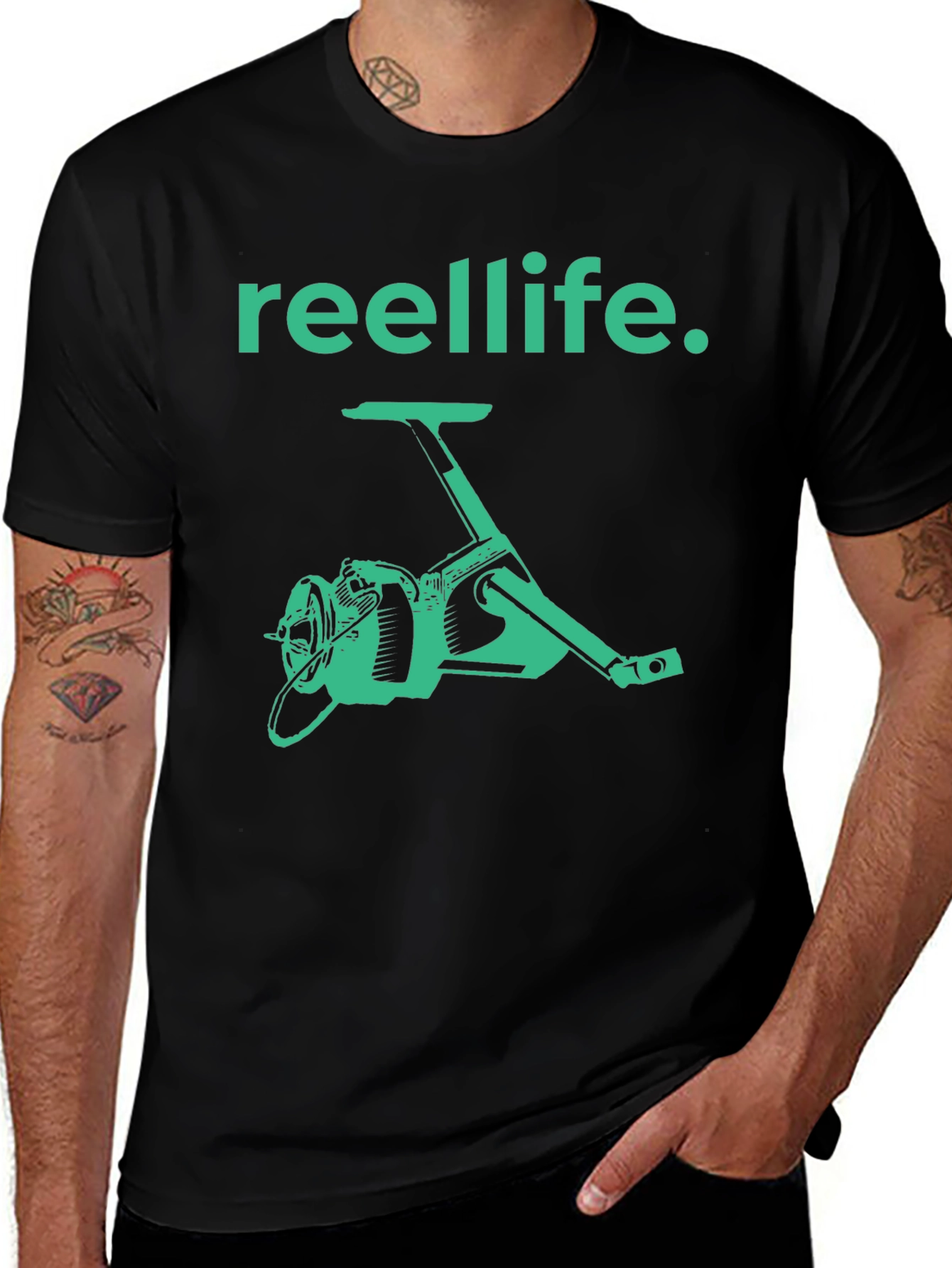 Camiseta Reellife para amantes de la pesca