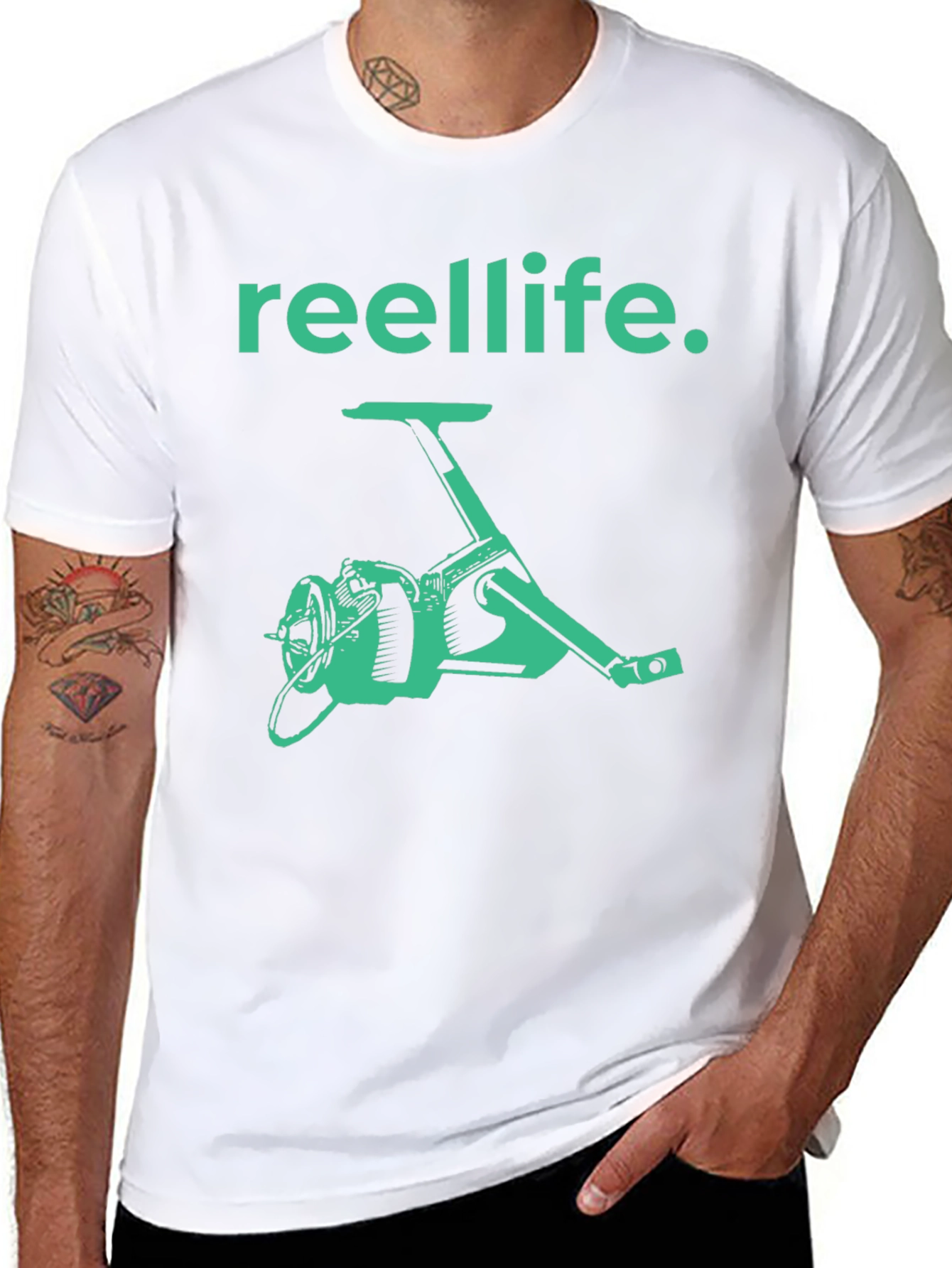 Camiseta Reellife para amantes de la pesca