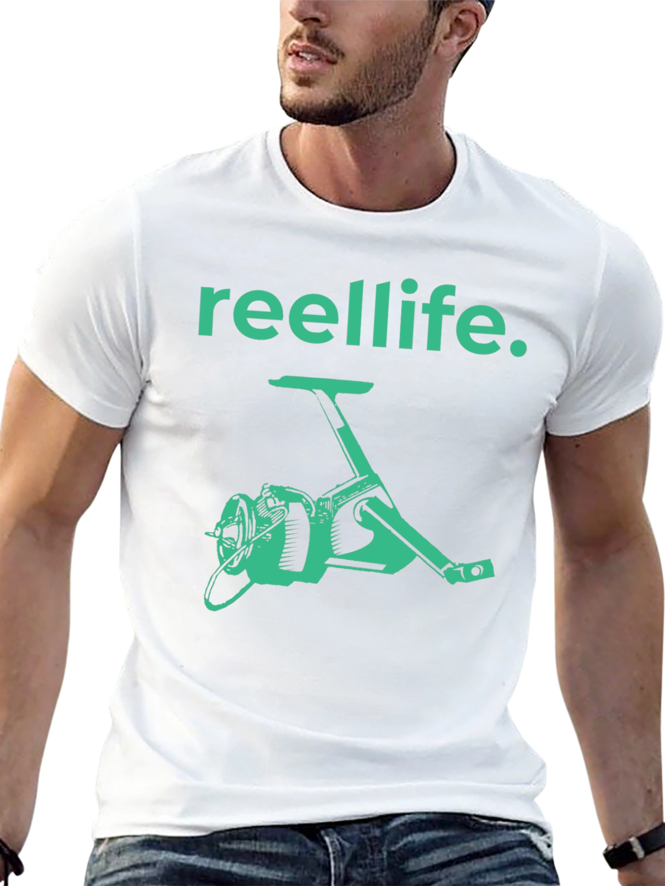 Camiseta Reellife para amantes de la pesca