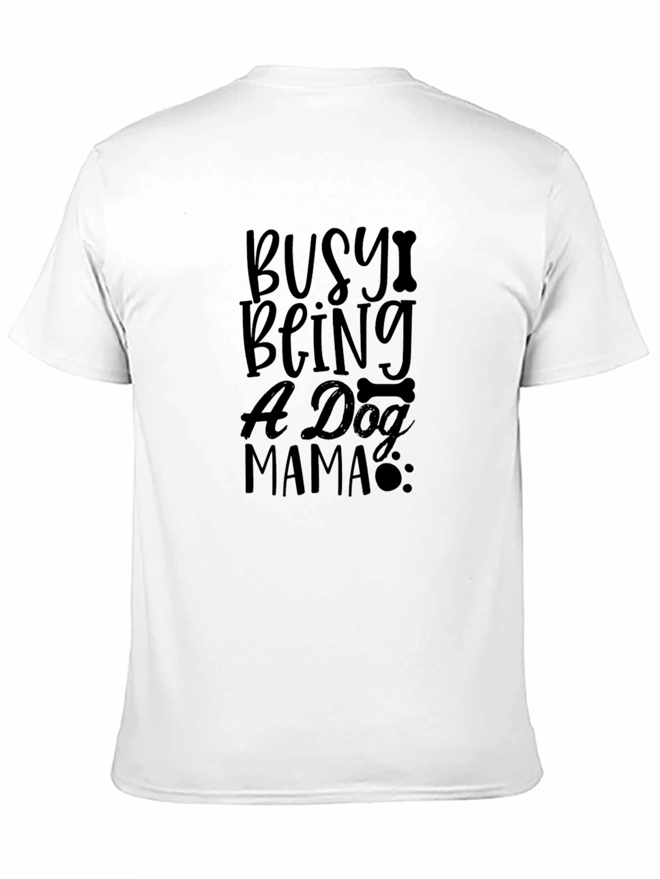 Camiseta Negra Busy Being A Dog Mama