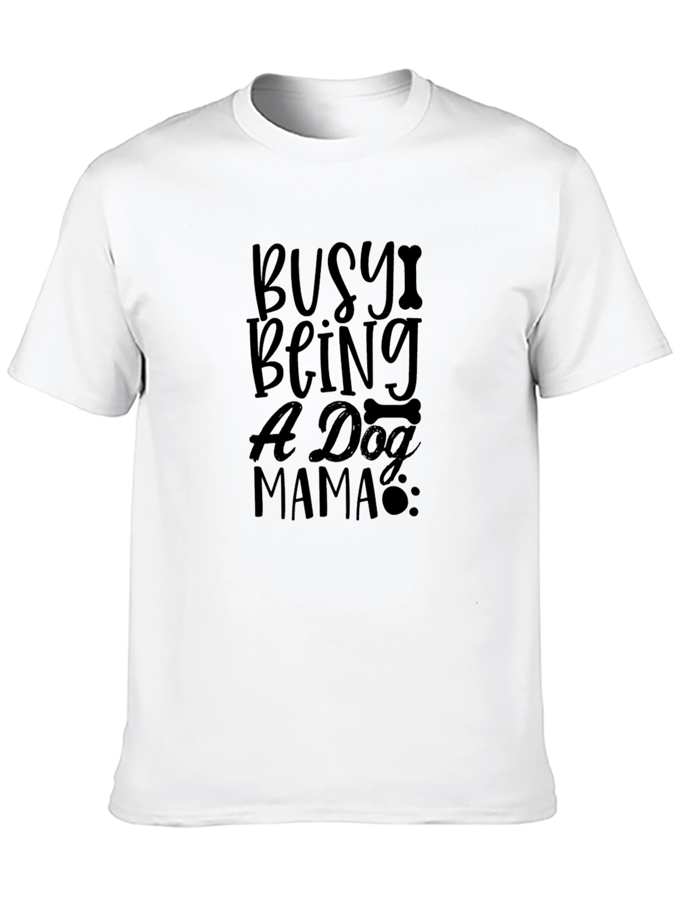 Camiseta Negra Busy Being A Dog Mama