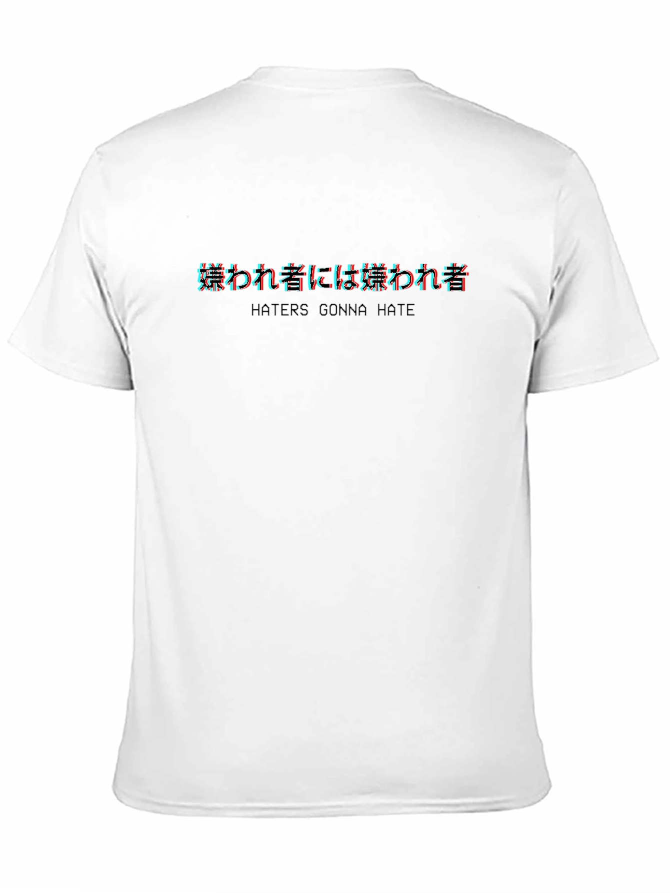 Camiseta Negra Haters Gonna Hate - Estilo Japonés