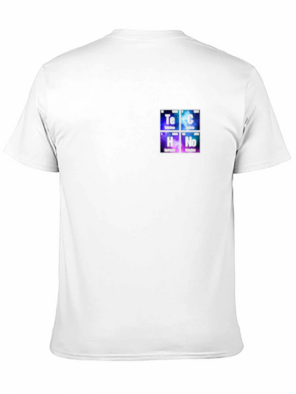 Camiseta Negra con Tabla Periódica Tech Química