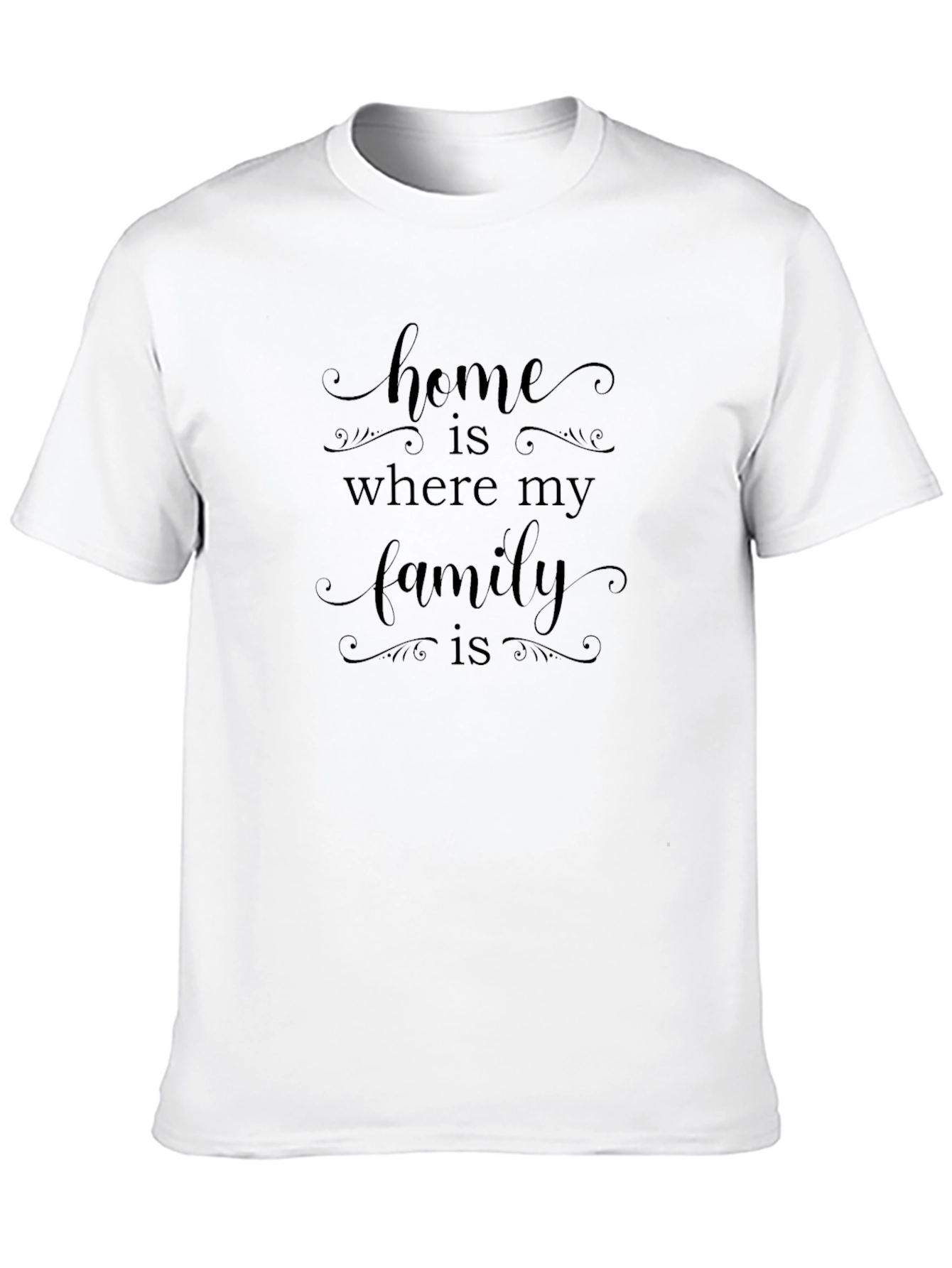 Camiseta Negra Home is Where My Family is