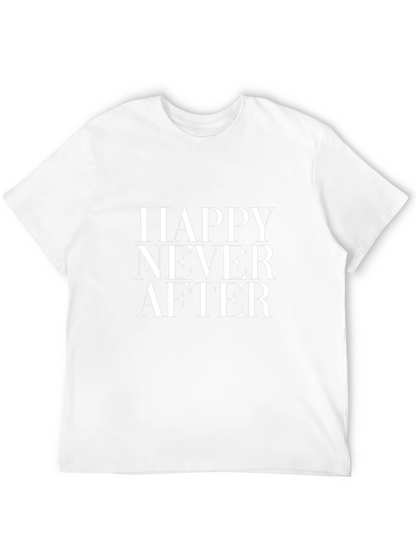 Camiseta Negra Hombre - Happy Never After