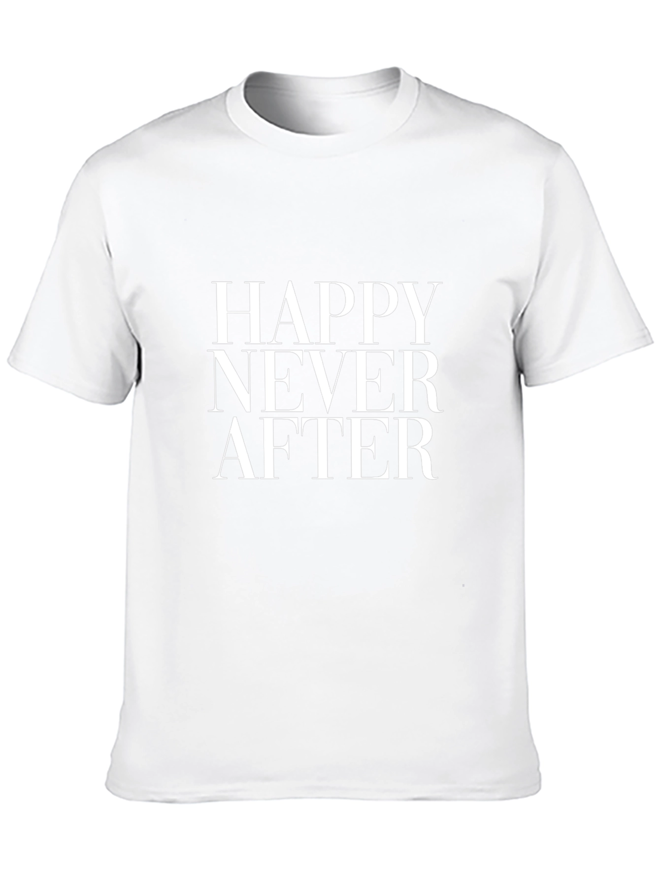 Camiseta Negra Hombre - Happy Never After