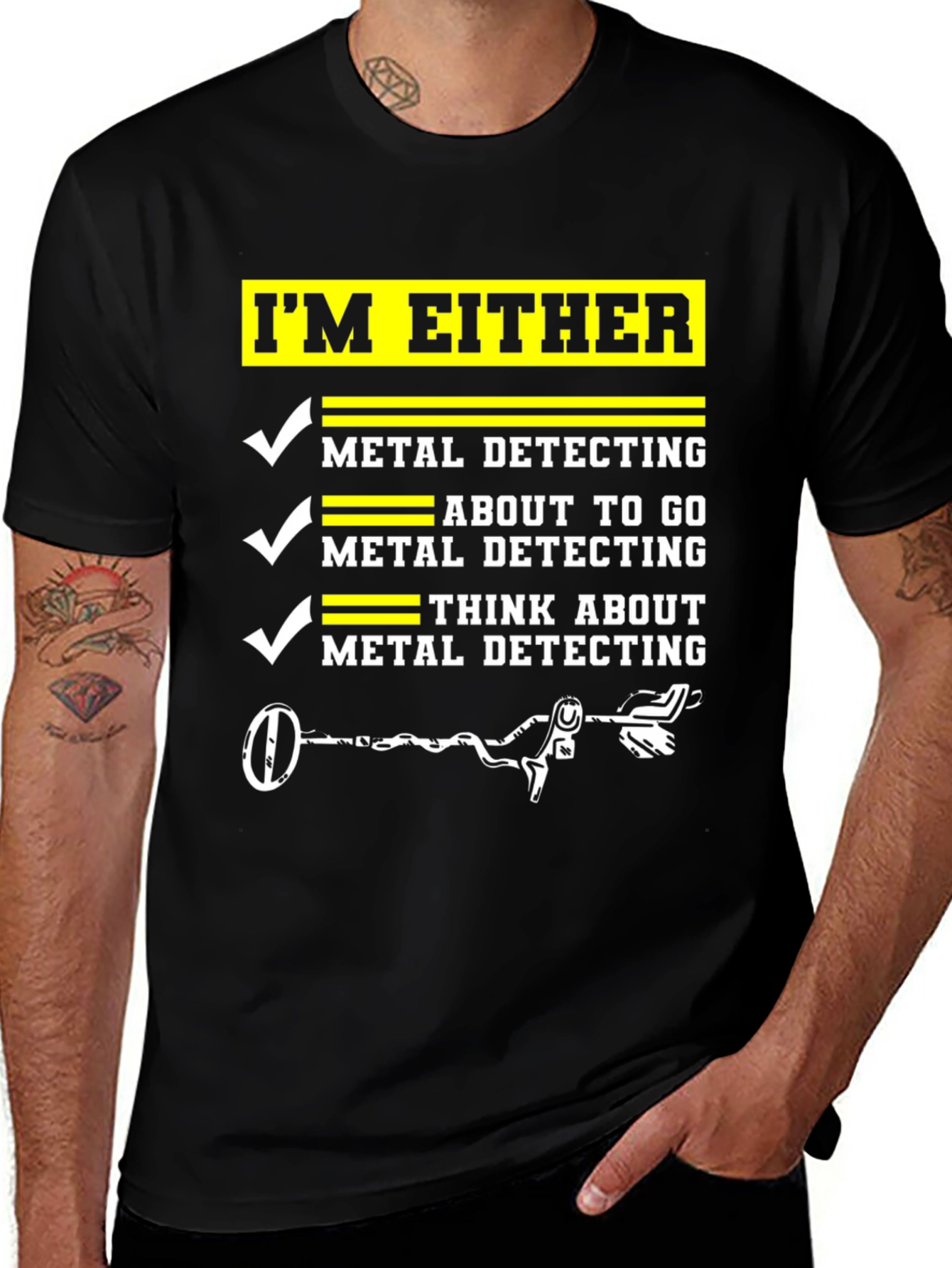 Camiseta Detector de Metales para Aficionados