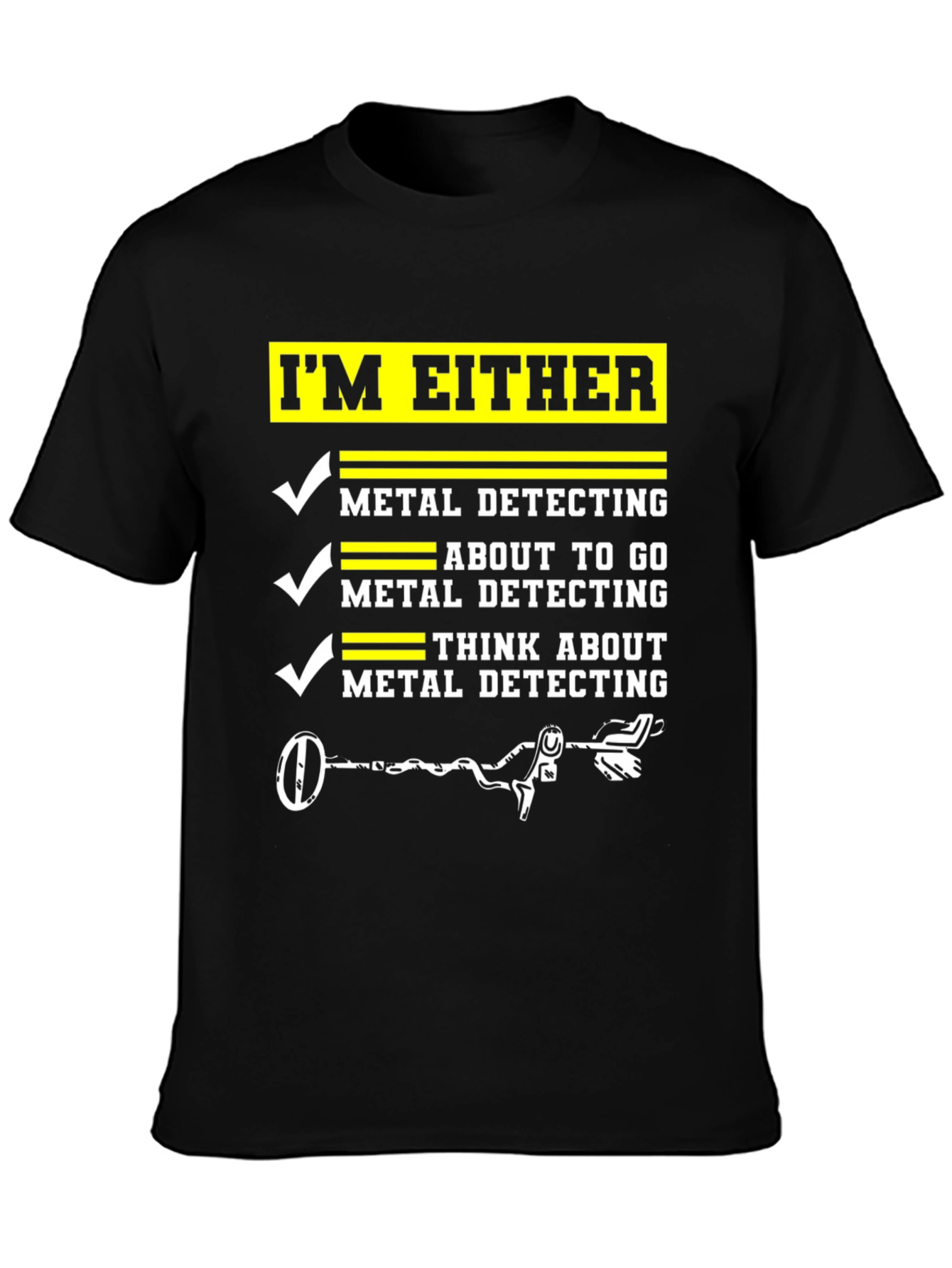 Camiseta Detector de Metales para Aficionados
